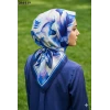 Velscarfs Soft Pamuk Parla Eşarp (Lacivert) 204-119
