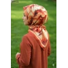 Velscarfs Soft Pamuk Parla Eşarp (Turuncu) 204-122