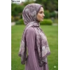Moon Scarf Bambu Kraş Pamuk Şal (Eski Lavanta) 203-118