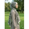 Moon Scarf Bambu Kraş Pamuk Şal (Yeşil) 203-124