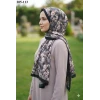 Belinda Scarf Bambu Kraş Pamuk Şal (Siyah) 205-113