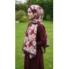 Belinda Scarf Bambu Kraş Pamuk Şal (Mürdüm) 206-119