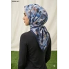 Moon Scarf Desenli Bambu Pamuk Eşarp 1010-115