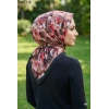 Moon Scarf Desenli Bambu Pamuk Eşarp 1010-118