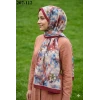 Moon Scarf Bambu Kraş Pamuk Şal (Kırmızı) 207-112