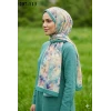 Moon Scarf Bambu Kraş Pamuk Şal (Yeşil) 207-113