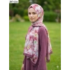 Moon Scarf Bambu Kraş Pamuk Şal (Şarabi) 207-116