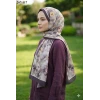 Moon Scarf Bambu Kraş Pamuk Şal (Kahve) 207-117
