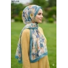 Moon Scarf Bambu Kraş Pamuk Şal (Yeşil ) 207-122