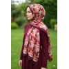 Sharell Bambu Kraş Pamuk Şal (Bordo) 212-112