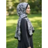 Sharell Bambu Kraş Pamuk Şal (Siyah) 212-115