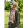 Sharell Bambu Kraş Pamuk Şal (Yeşil) 212-118