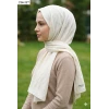 Moda Akyüz Ayrobin Jakar Şal (Krem) 214-117