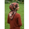 Velscarfs Soft Pamuk Parla Eşarp (Kahve) 215-120