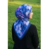 Velscarfs Soft Pamuk Parla Eşarp (Lacivert) 215-122