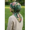 Locella Soft Pamuk Eşarp (Yeşil) 218-119