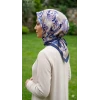 Velscarfs Soft Pamuk Parla Eşarp (Lacivert) 222-122