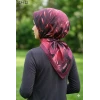 Velscarfs Soft Pamuk Parla Eşarp (Bordo) 223-122