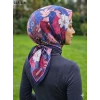 Velscarfs Soft Pamuk Parla Eşarp (Lacivert) 225-118