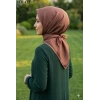 Locella Soft Pamuk Eşarp ( Koyu Taba) 1031-113