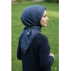 Locella Soft Pamuk Eşarp (Lacivert) 1031-116