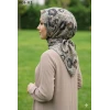 Locella Soft Pamuk Eşarp (Siyah Mint ) 1030-112