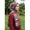 Eylül İpek Etnik Desen Soft Şal 414-122
