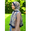 Eylül İpek Etnik Desen Soft Şal 415-124