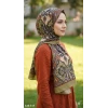 Eylül İpek Etnik Desen Soft Şal 430-111