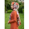 Eylül İpek Etnik Desen Soft Şal 421-124