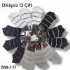 Aldano Dikişsiz Erkek Patik Çorap 12 Çift 288-111