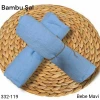 Bambu Kraş Şal (Bebe Mavisi) 332-119