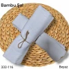 Bambu Kraş Şal (Beyaz) 332-116