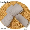 Bambu Kraş Şal (Ekru) 332-147