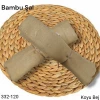 Bambu Kraş Şal (Koyu Bej) 332-120