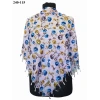 Dolce Life Desenli Sökme Boncuklu Eşarp 240-115
