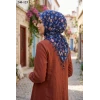 Dolce Life Desenli Sökme Boncuklu Eşarp 240-125
