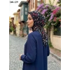 Dolce Life Desenli Sökme Boncuklu Eşarp 240-129