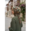 Dolce Life Desenli Sökme Boncuklu Eşarp 241-119