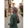 Dolce Life Desenli Sökme Boncuklu Eşarp 529-125
