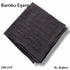 Düz Renk Bambu Pamuk Eşarp K.Kahve 245-115