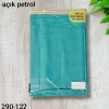 Düz Renk Ekonomik Poşetli Oyalık Yazma açık petrol 290-122