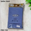 Düz Renk Ekonomik Poşetli Oyalık Yazma bebe mavi 290-153