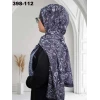 Eylül İpek Etnik Desen Soft Şal 398-112