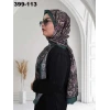 Eylül İpek Etnik Desen Soft Şal 399-113