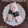 Lady Coco Pliseli Bambu Şal 269-113 (pudra)