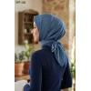 Locella Soft Pamuk Eşarp (Petrol) 297-126