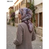 Moon Scarf Desenli Bambu Pamuk Eşarp 262-111