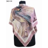 Moon Scarf Desenli Bambu Pamuk Eşarp 262-114