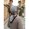 Moon Scarf Desenli Bambu Pamuk Eşarp 262-121